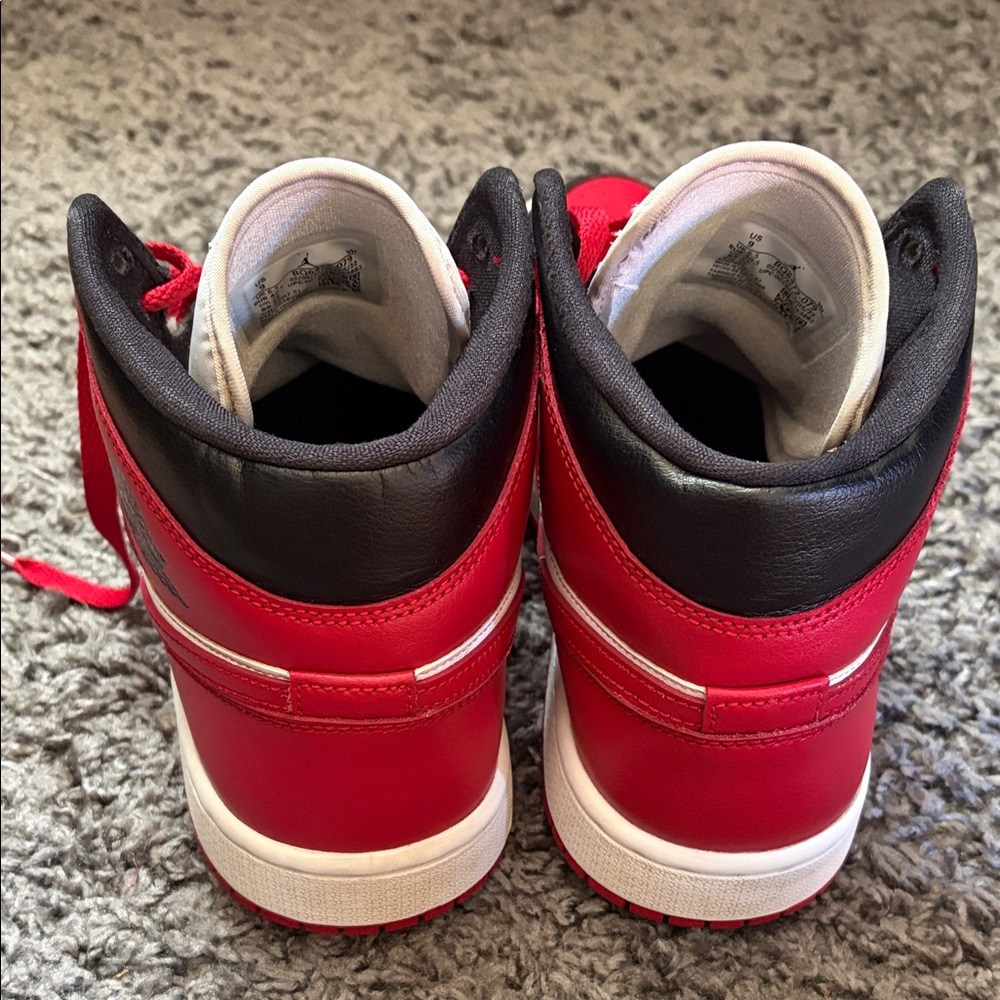 Nike Air Sneakers - Red, Black, and White - Picture 3 of 7